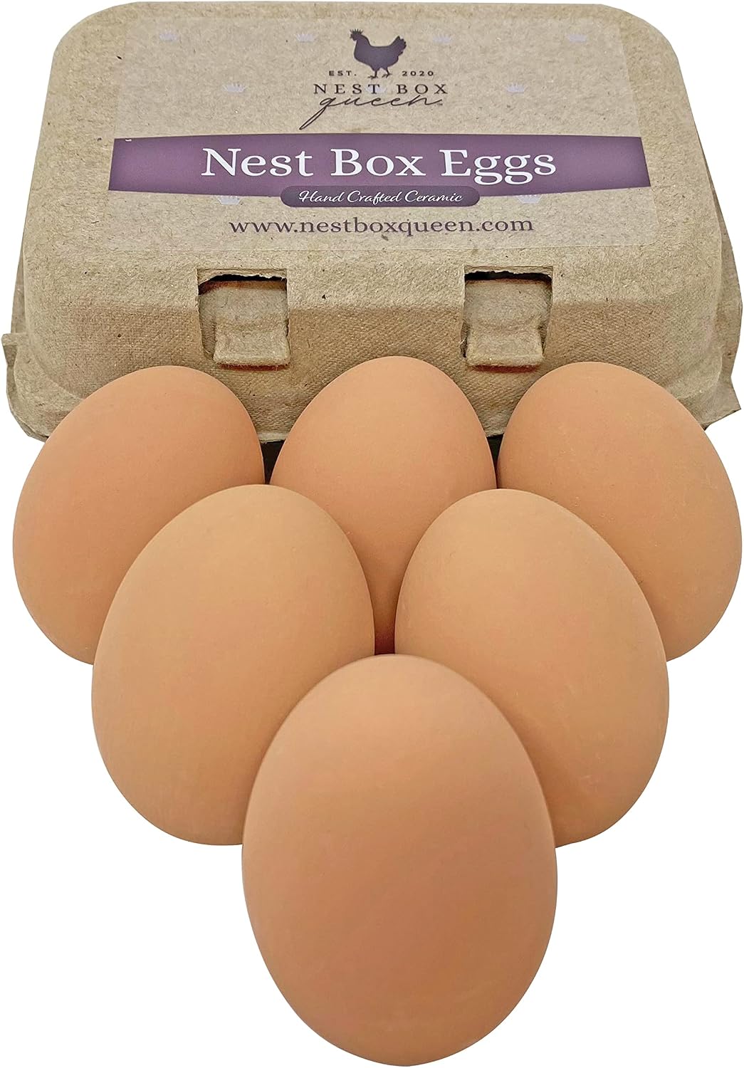 Nest Box Queen Ceramic Chicken Nest Eggs for Nest Box Training