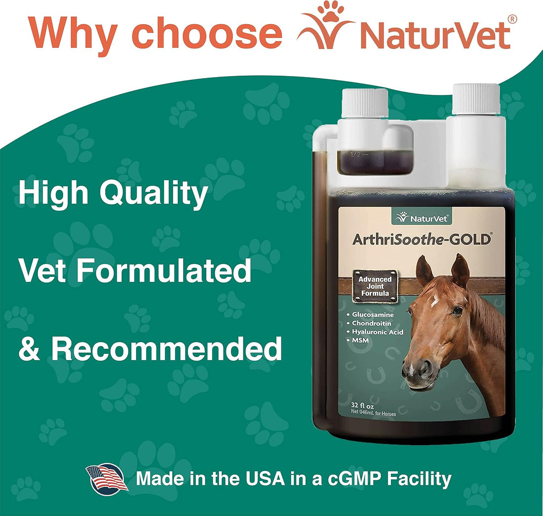 NaturVet ArthriSoothe-Gold Advanced Equine Glucosamine Joint