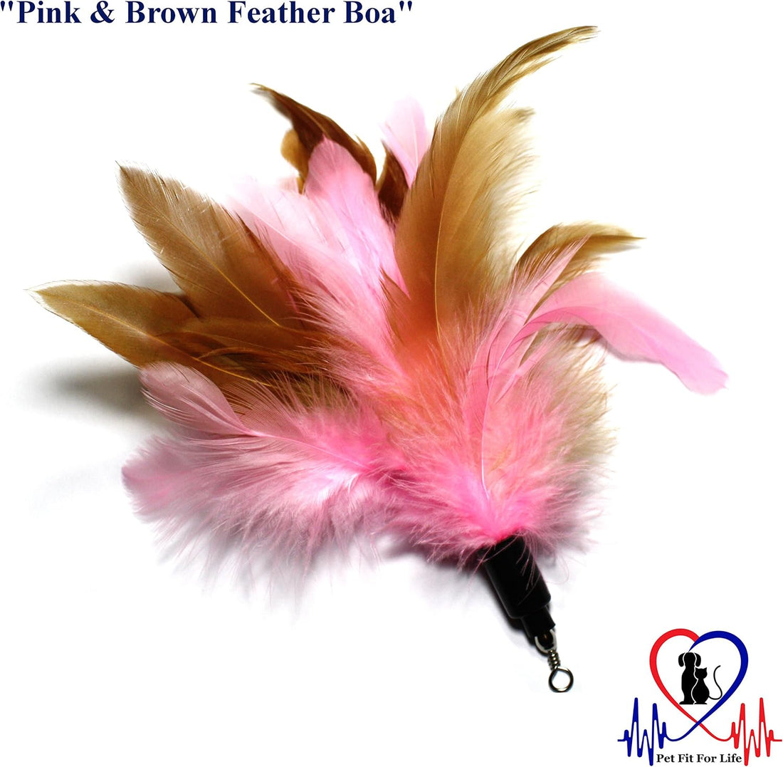 PET FIT for Life 3 Feather Dual Rod Wand CAT Toy