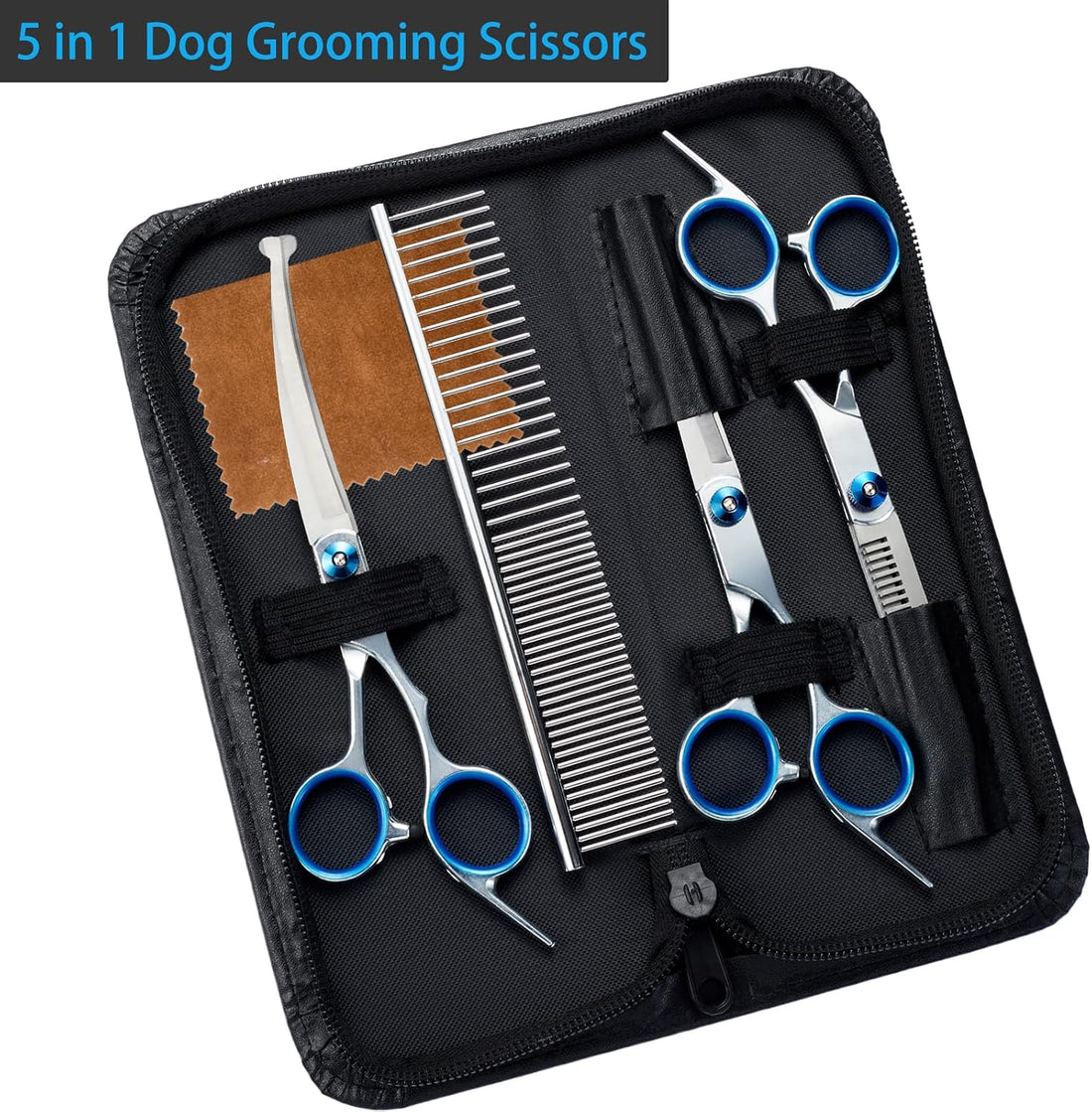 5 in 1 Premium Dog Grooming Scissors
