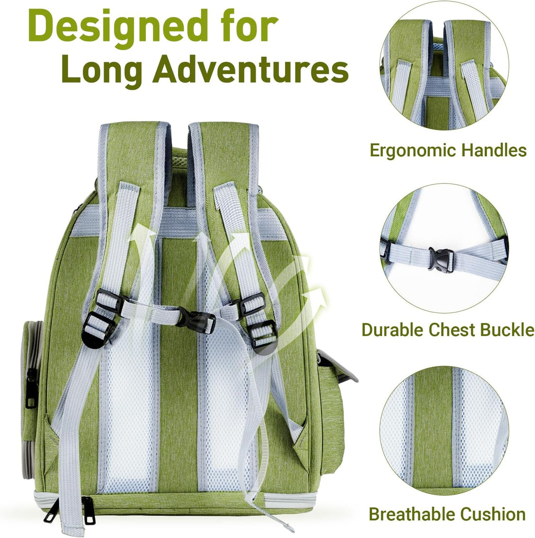 Pawstrip Cat Backpack Carrier with Large Space Bubble Window