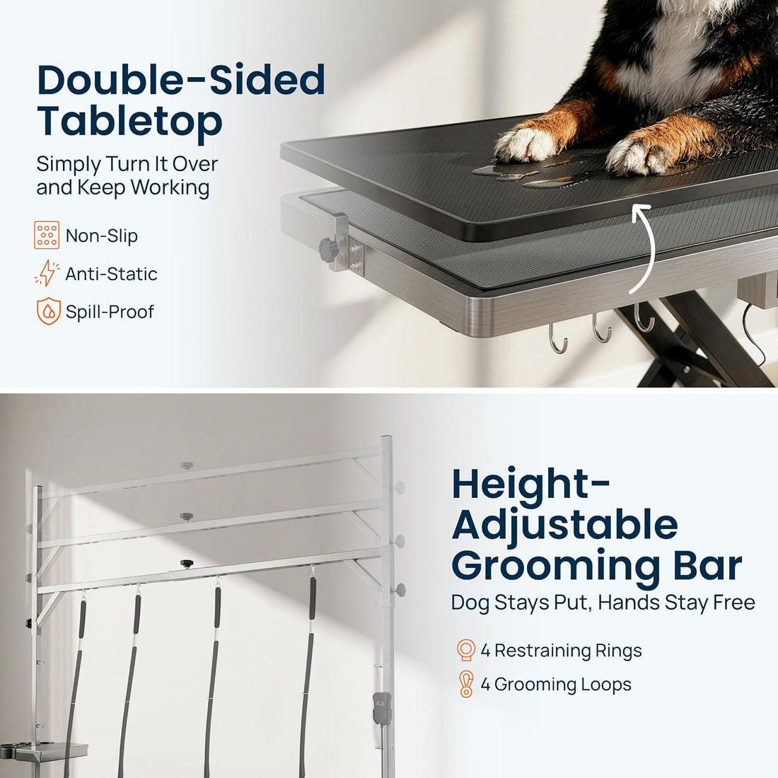 KANIS Professional Electric Dog Grooming Table - Heavy Duty