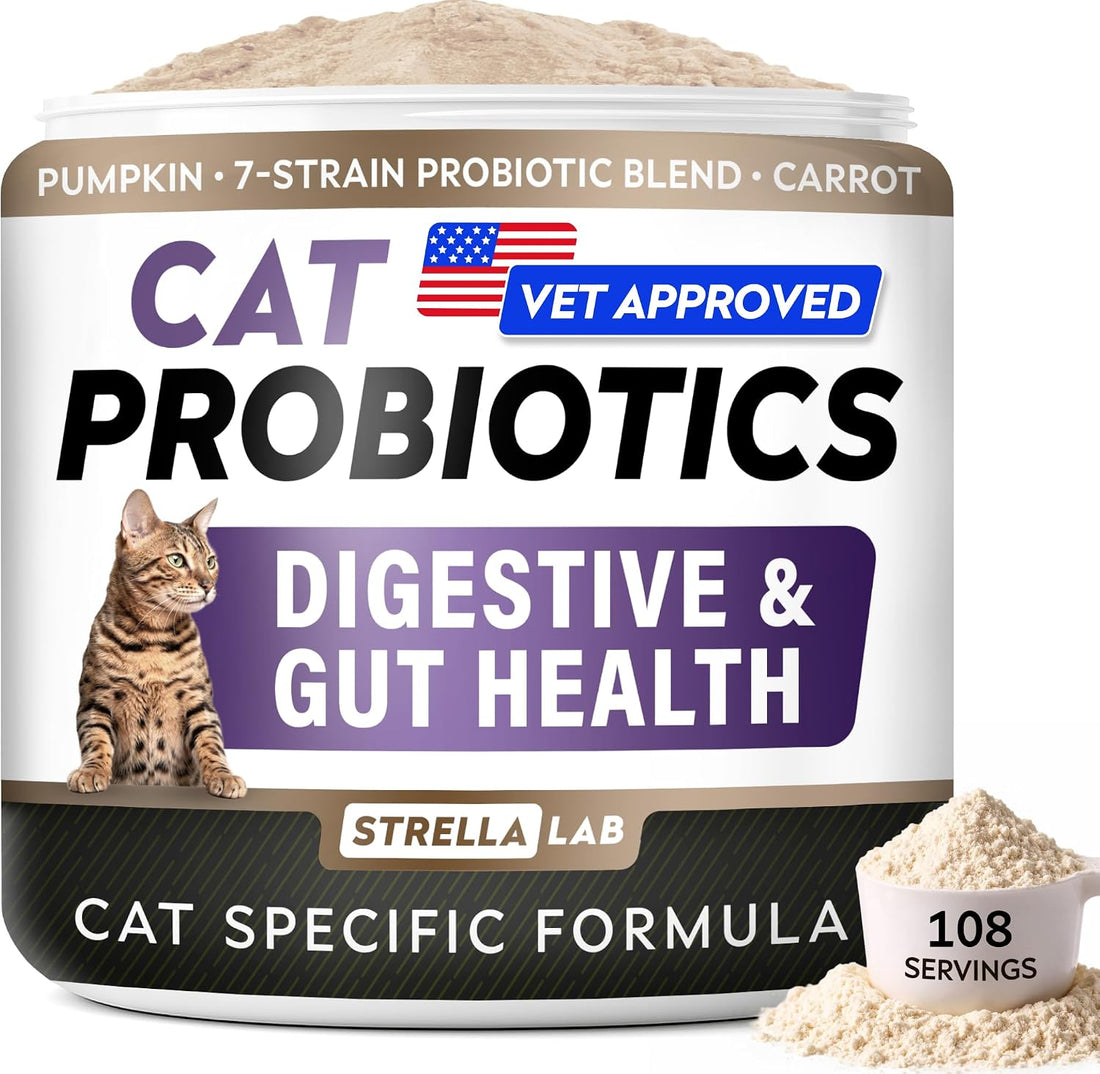 STRELLALAB Probiotics for Dogs Chews for Digestive Health & Gut