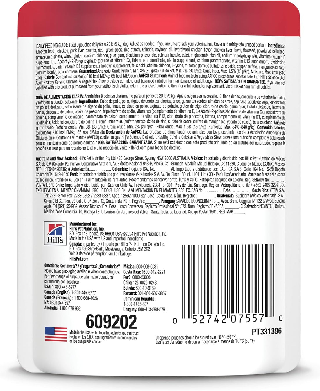 Hill's Science Diet Adult 1-6 Healthy Cuisine Wet Dog Food