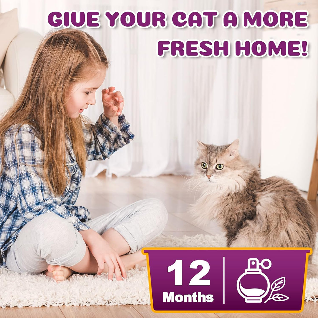 Cat Litter Refill Bags Compatible with Genie Easy Roll Litter Bin