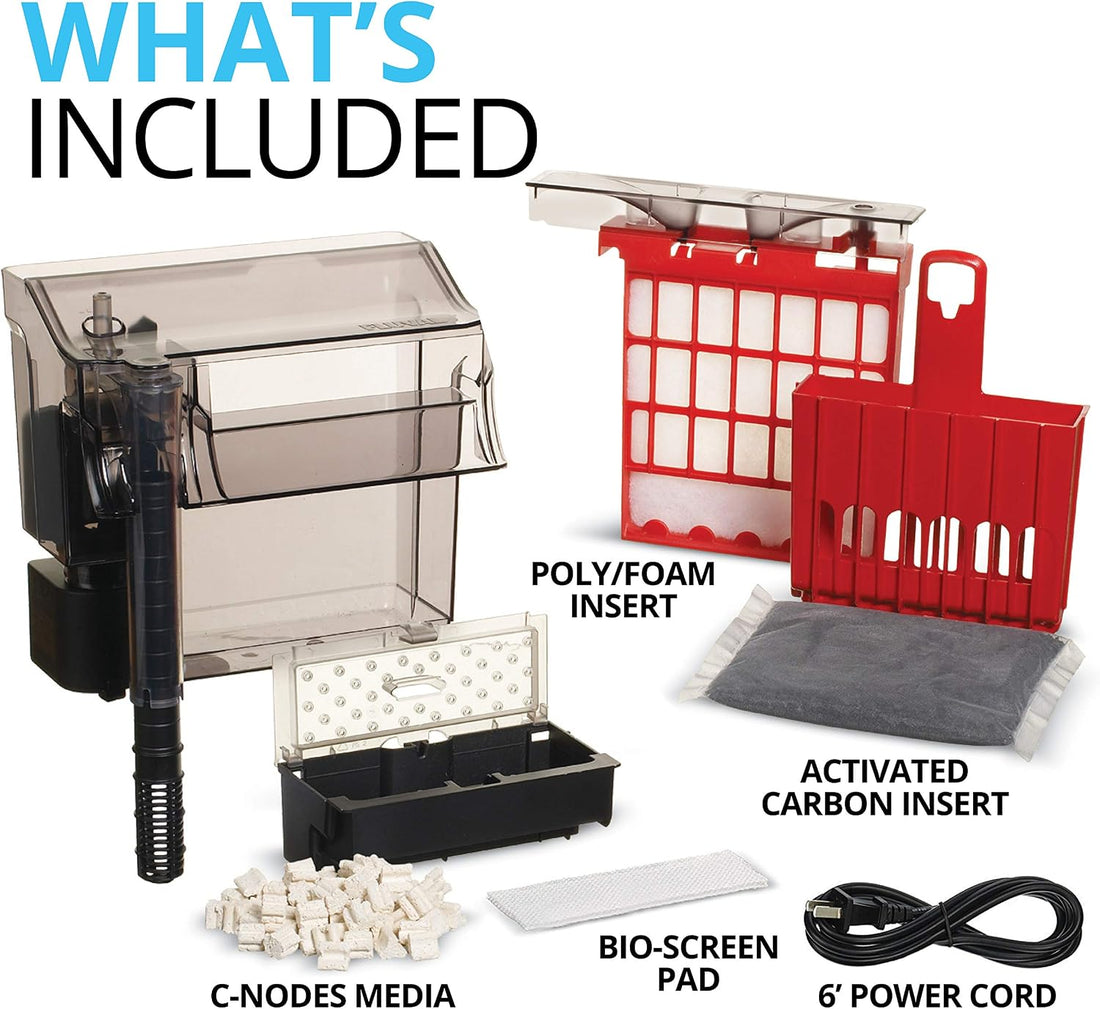 Fluval C4 Power Filter, Fish Tank Filter for Aquariums up to 70 Gal.