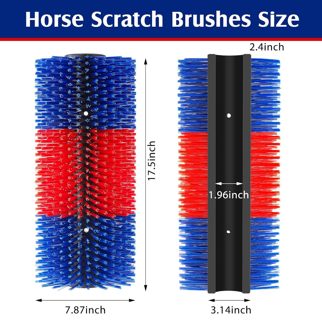 3 Pack Livestock Scratching Brush