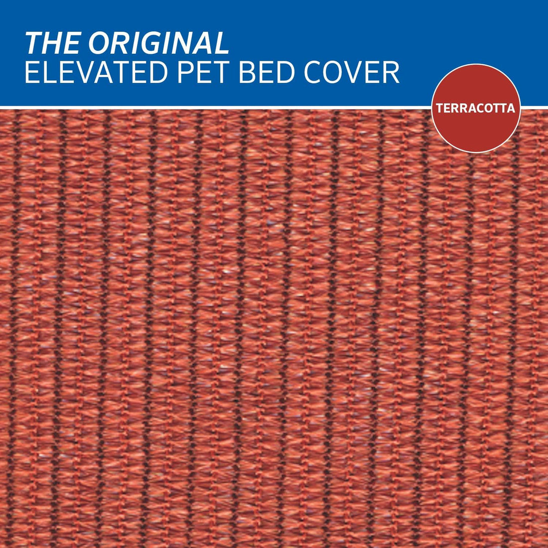 Original Pet Bed Replacement Cover - Terracotta - Large