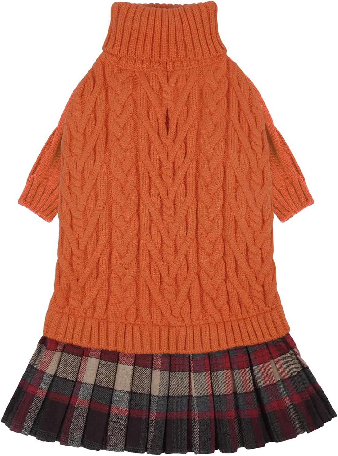 IECOii Dog Sweater Dress for Female Dogs, Knit Girl Dog Sweater Skirt