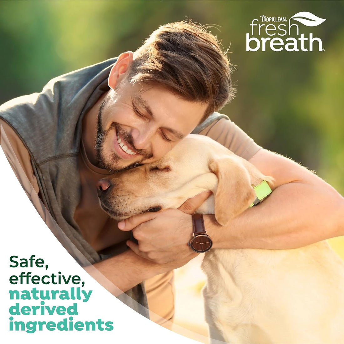 TropiClean Frehs Breath Tripleflex Dog Toothbrush for Large Dogs