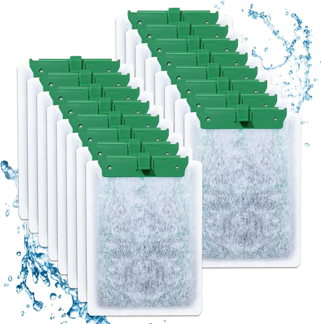 12PCS Medium Filter Cartridges Compatible with Tetra Whisper Bio-Bag
