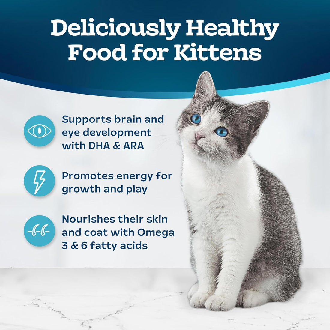 Blue Buffalo Tastefuls Chicken Kitten Dry Cat Food, 3 lb