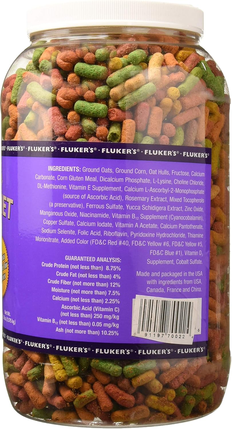 Fluker's Tortoise Diet, Large Pellet Food, Land Turtle Formula