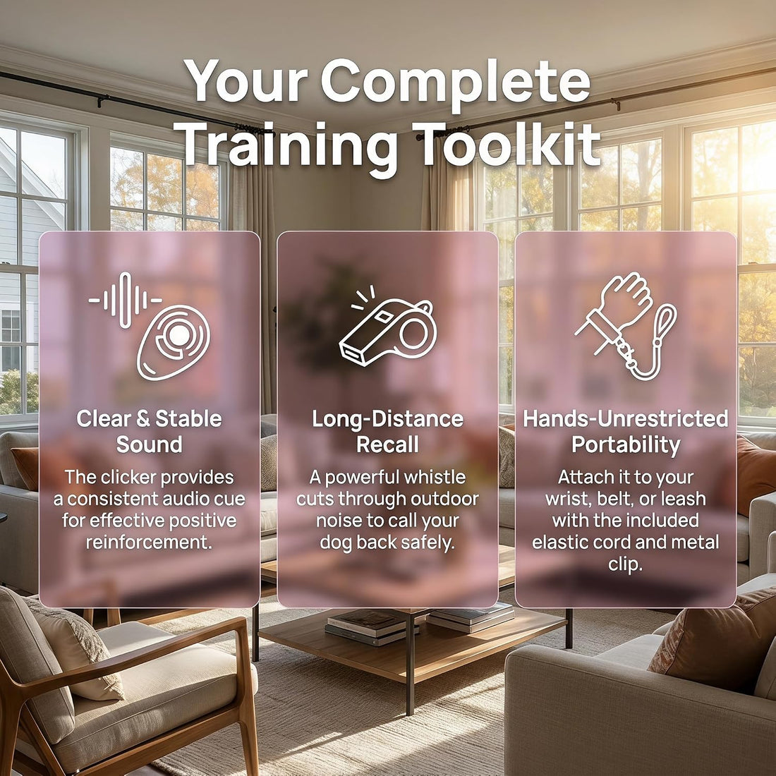 Dog Training Clicker, dog training & behavior aids, dog training kit