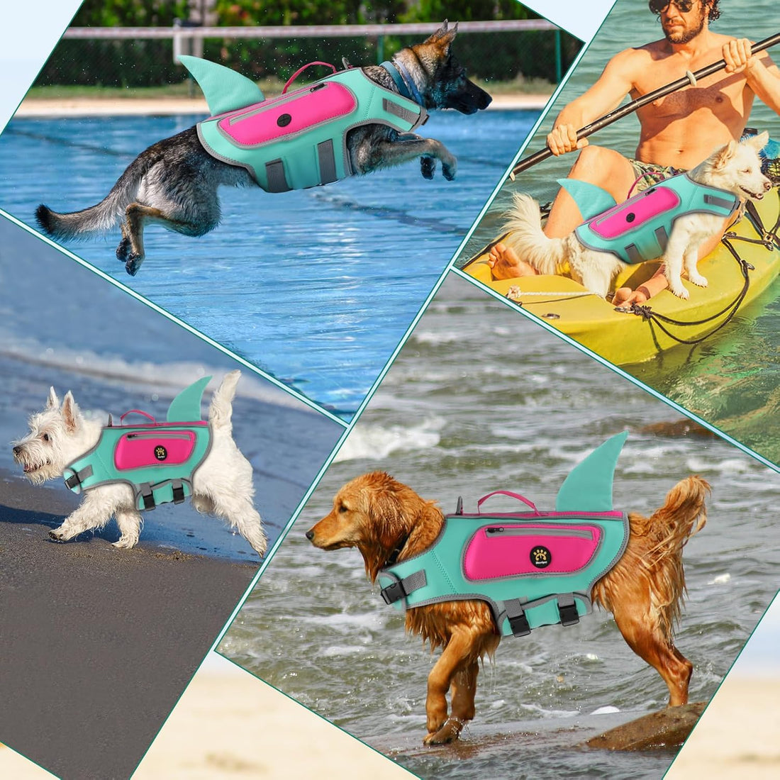 Dog Life Vests for Boating and Swimming, Dog Life Jacket