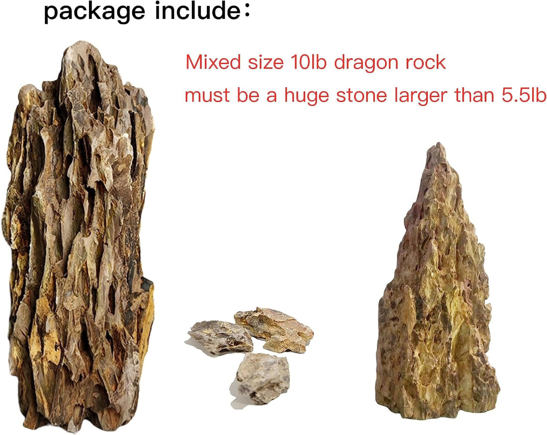 AWXZOM Natural Dragon Rock Carefully Selected Mixed Sizes