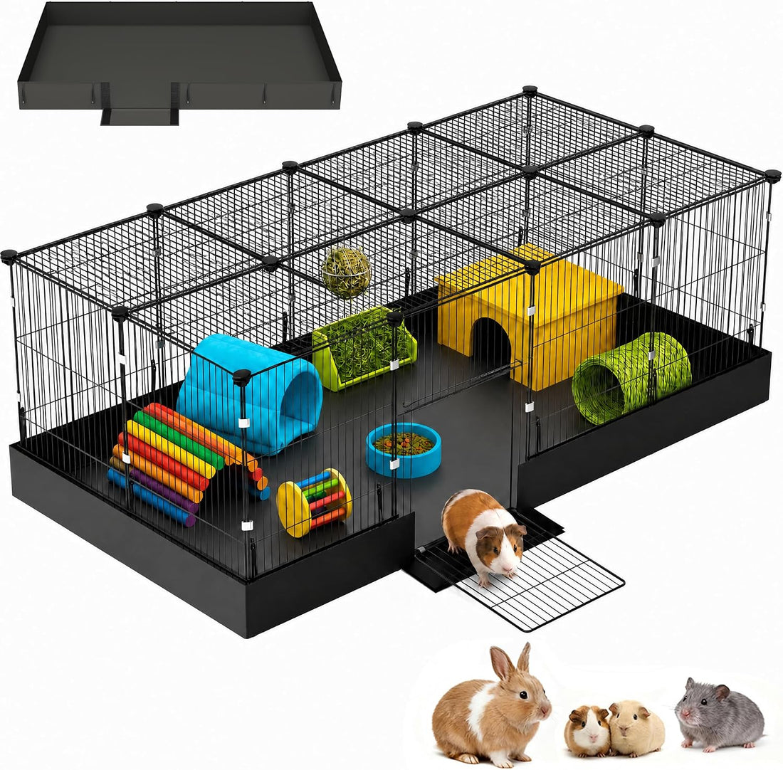 20 Planes Guinea Pig Cages Enclosed Hamster Cage with Door