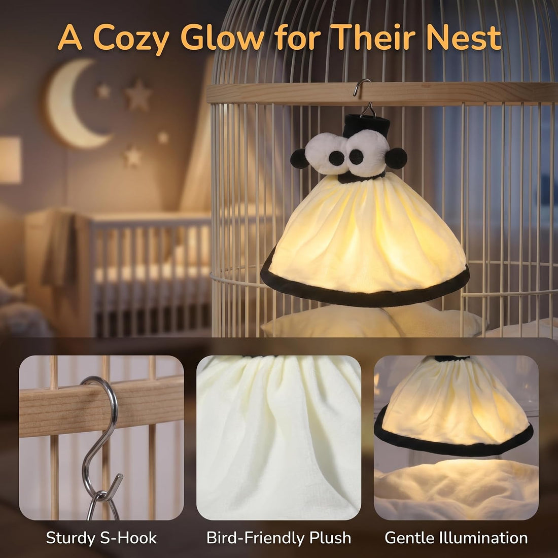 Bird Cage Light - Bird Cage Lighting | Blue Light Lamp