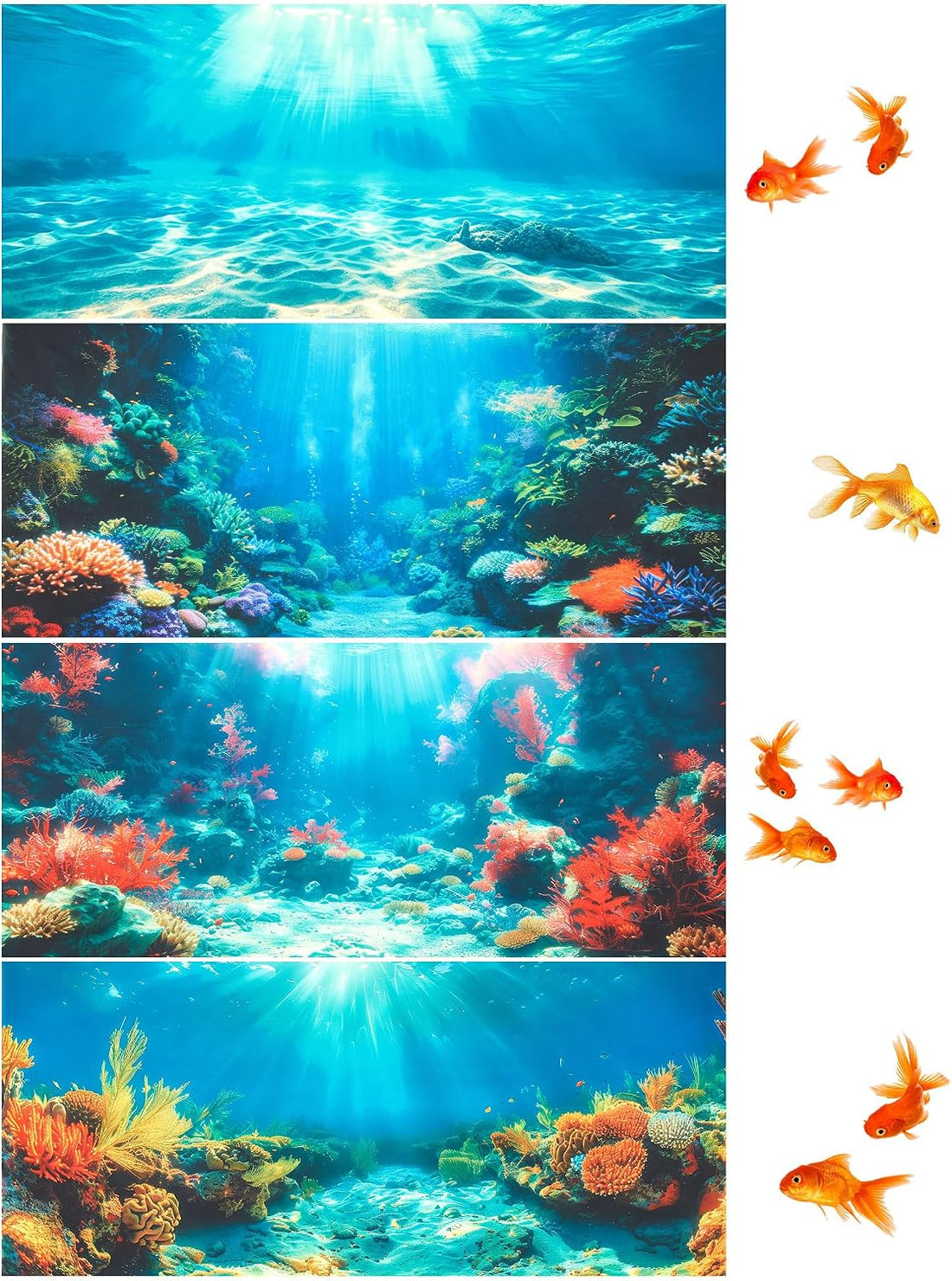 Mindsoft 4 Pack Aquarium Background