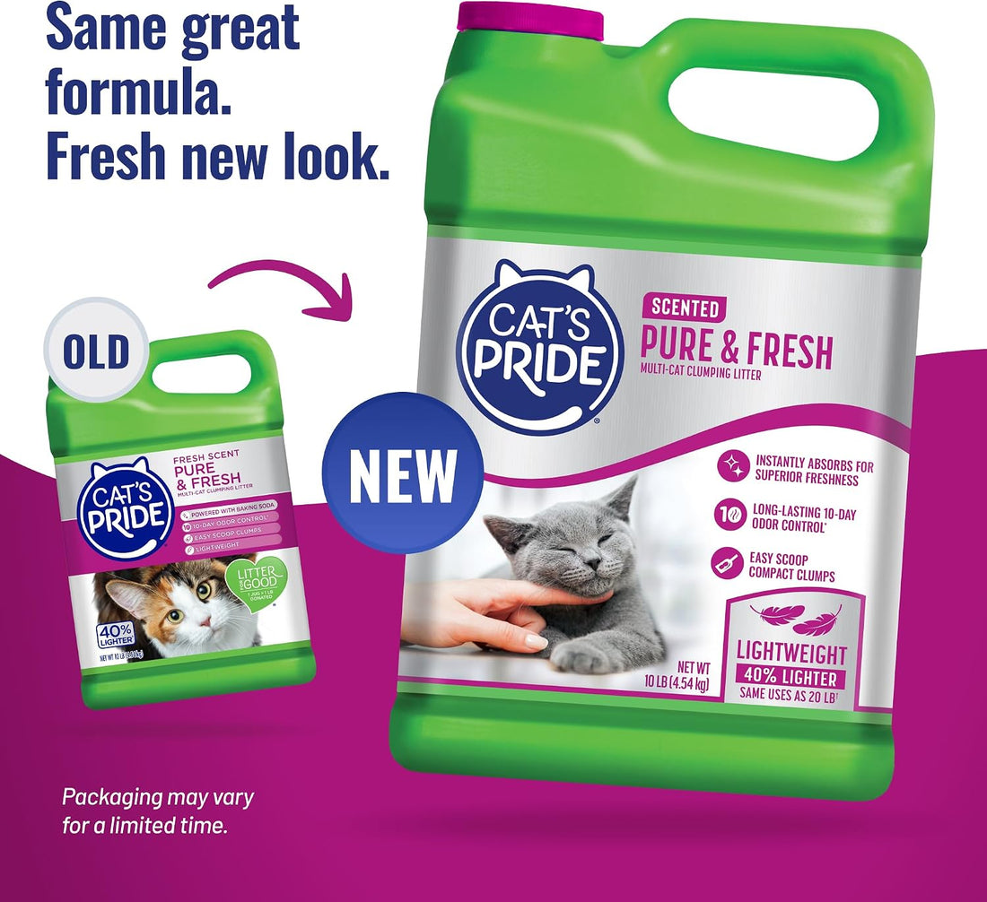 Cat's Pride Clumping Cat Litter – Scented & Unscented