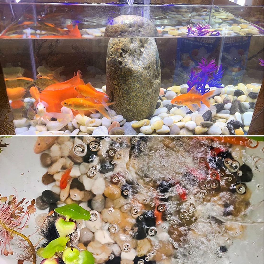 River Rocks for Plants 11.25 LB Small Decorative Pebbles 1"-1.5"