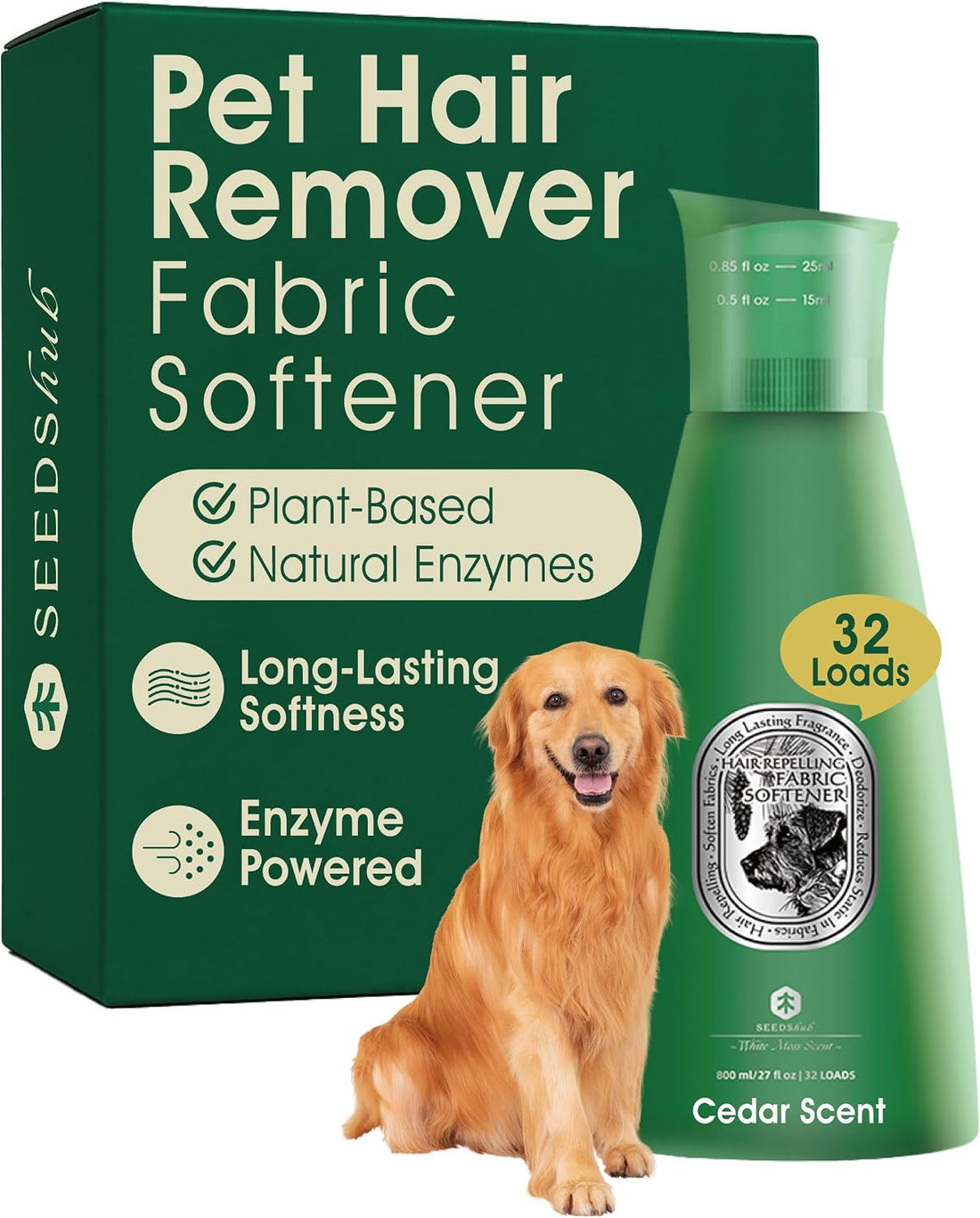 Pet Hair Remover for Laundry Bundle, Up to 90% Fur Removal, 64 Loads