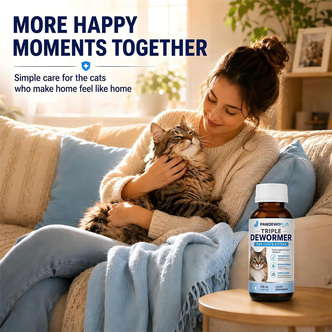 Liquid Dewormer for Cats & Kittens, 100 mL