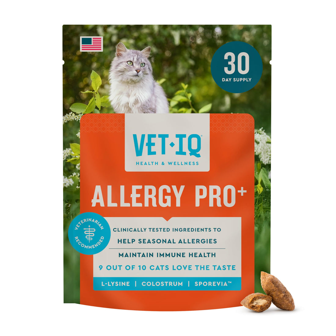 VetIQ Allergy Pro+ Relief, Cat Allergy Treats