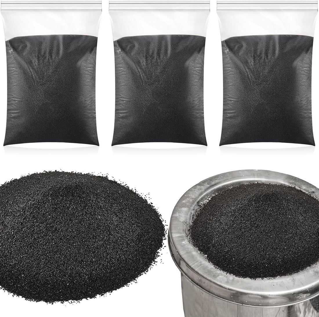 Sasylvia 5 Pack Black Silica Sand for Ashtray Place Sand Station