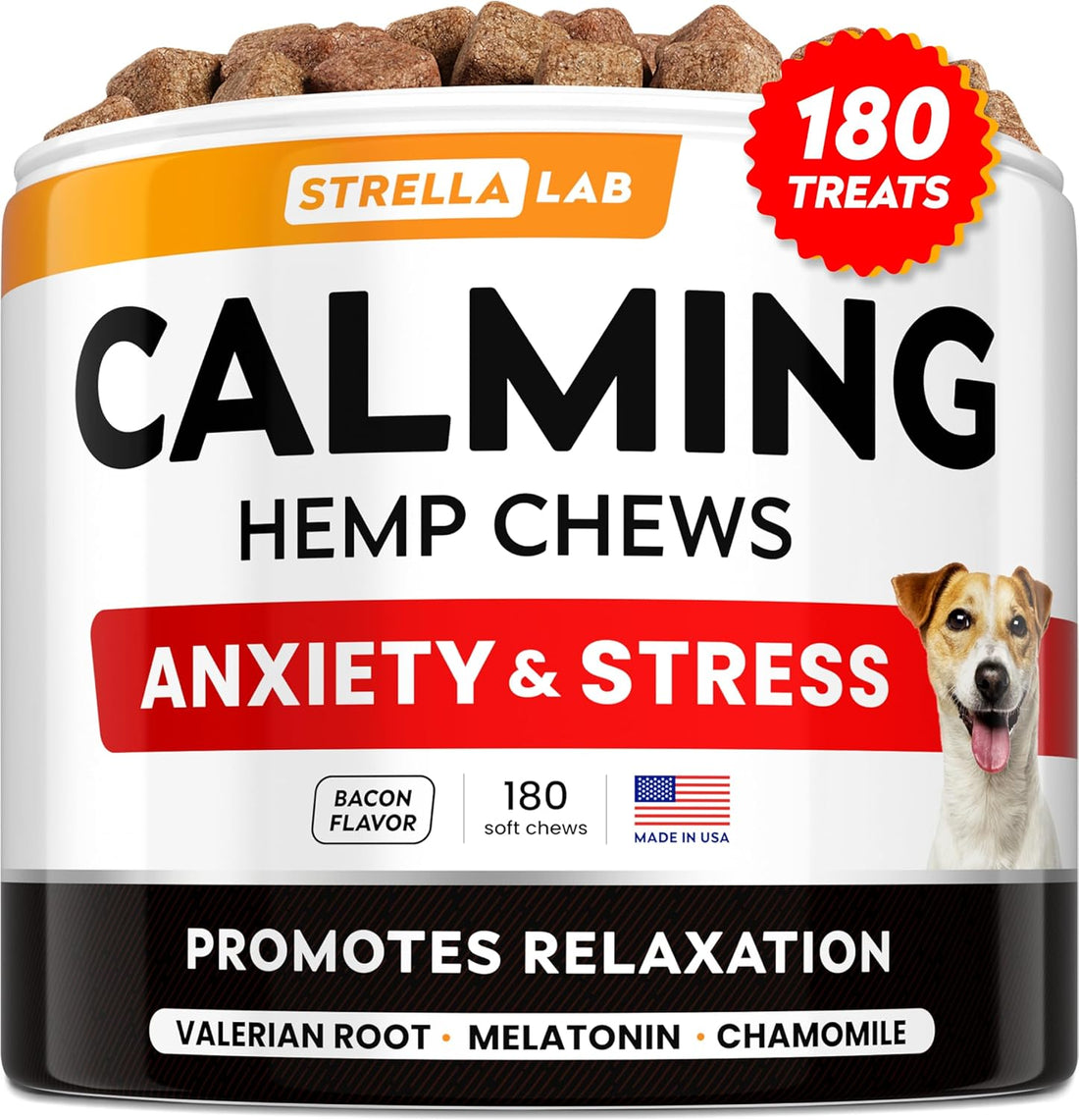 Advanced Calming Chews for Dogs - Hemp Chews and Melatonin