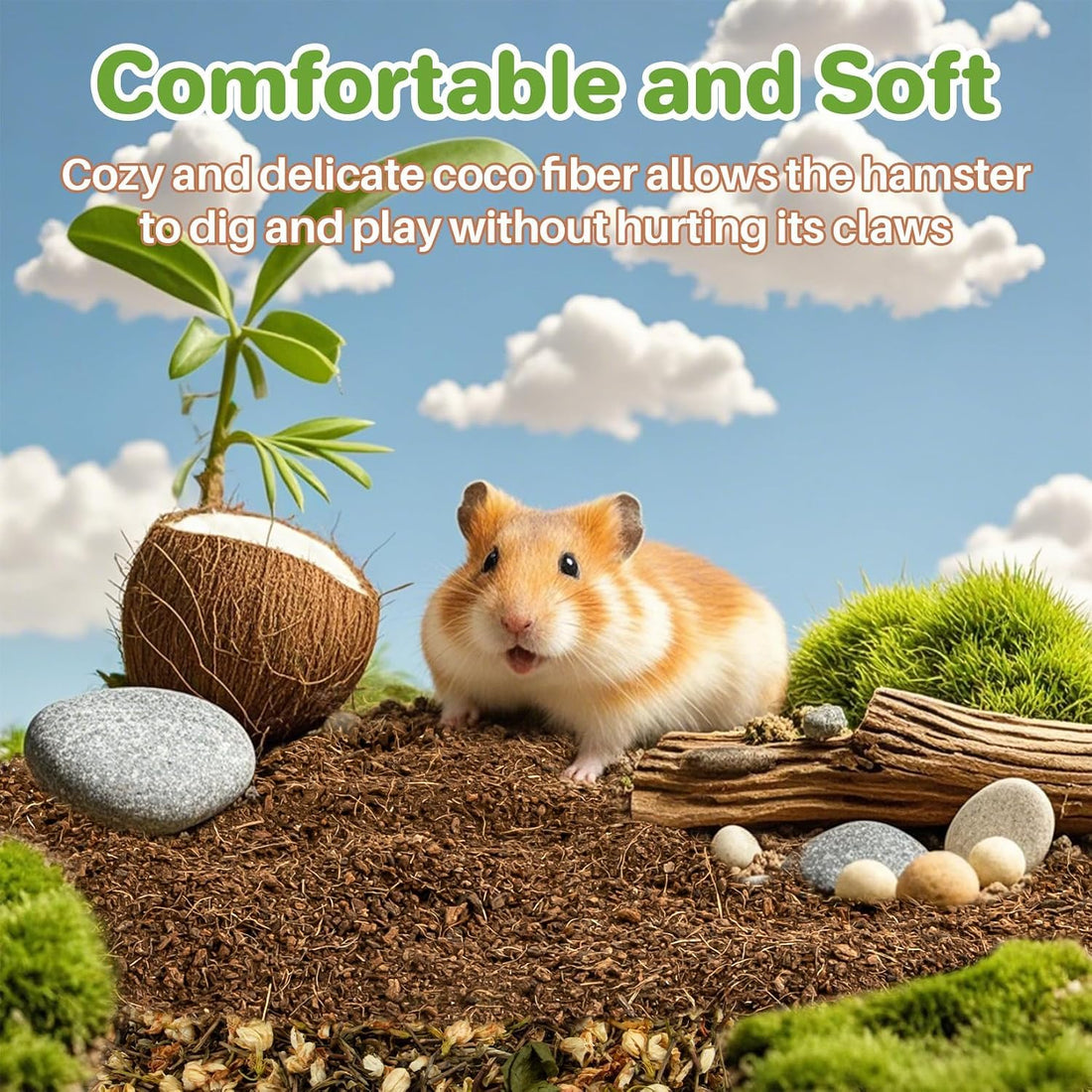 Sukh Coco Coir Hamster Bedding