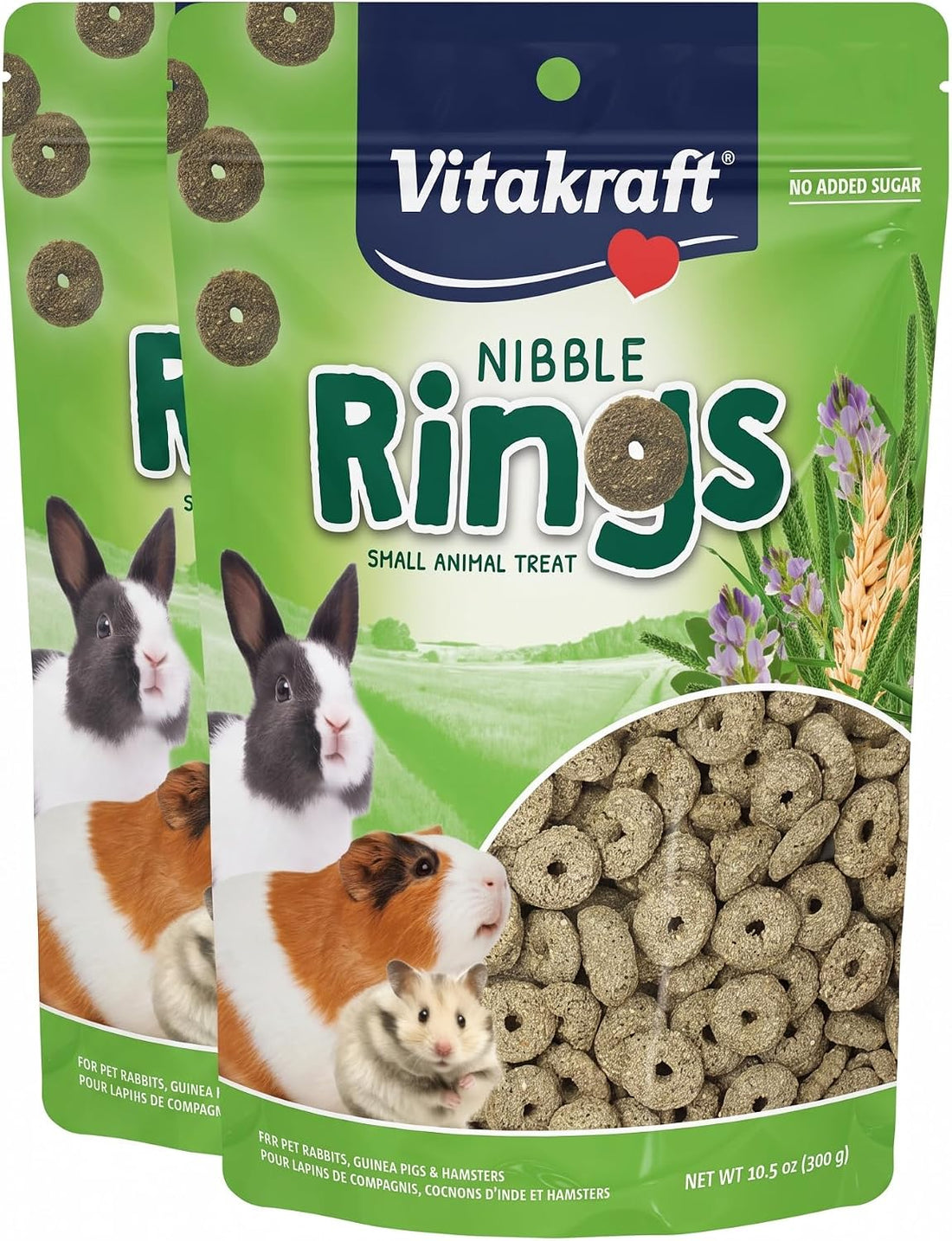 Vitakraft Nibble Rings Small Animal Treat 10.6 oz.