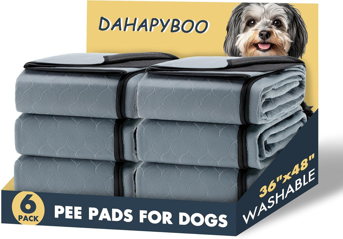 DAHAPYBOO Extra Large Washable Pee Pads for Dogs 36x72,4 Pack