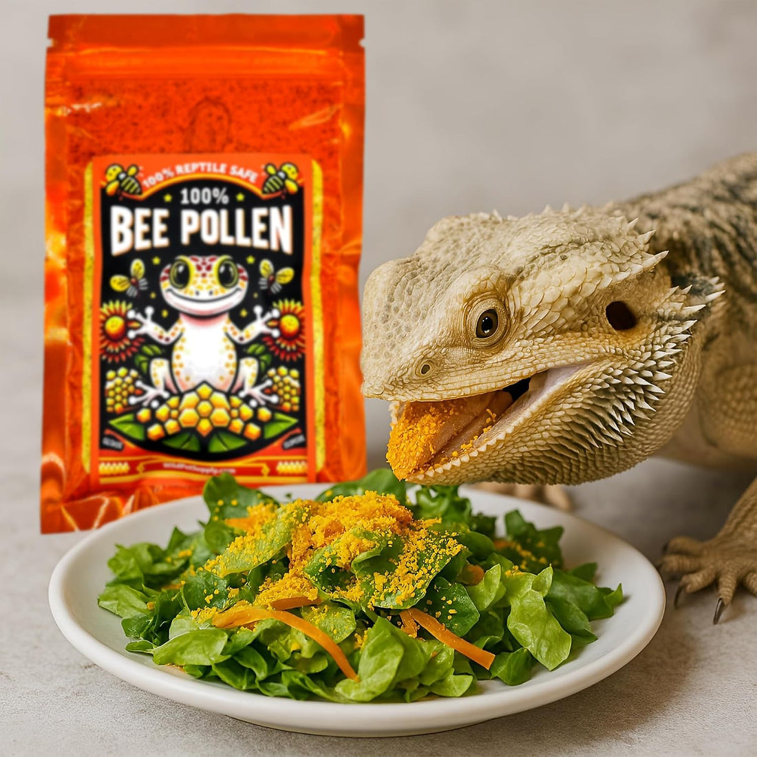 CTWPets 100% Bee Pollen Powder - Food for Reptiles