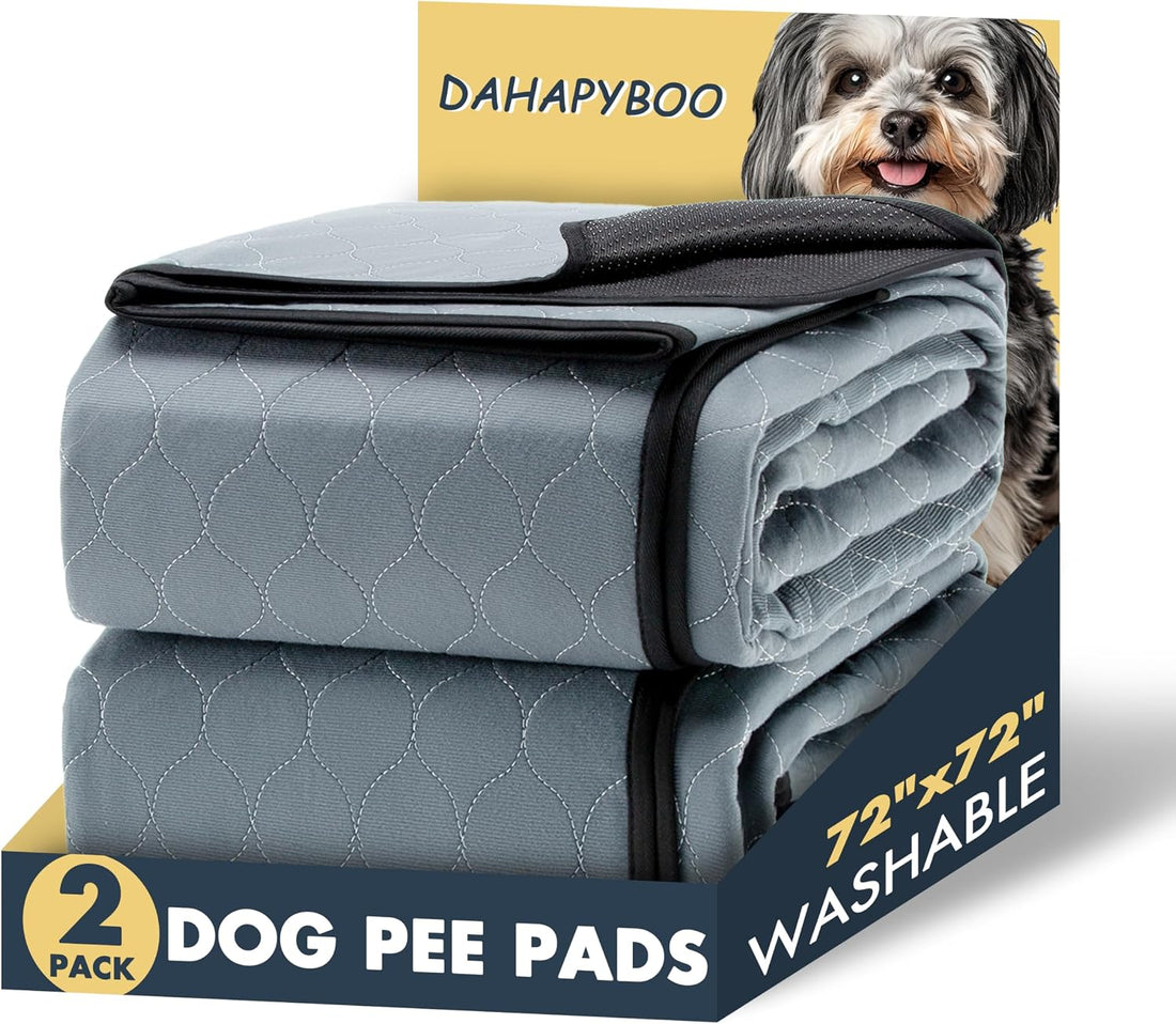 DAHAPYBOO Extra Large Washable Pee Pads for Dogs 36x72,4 Pack