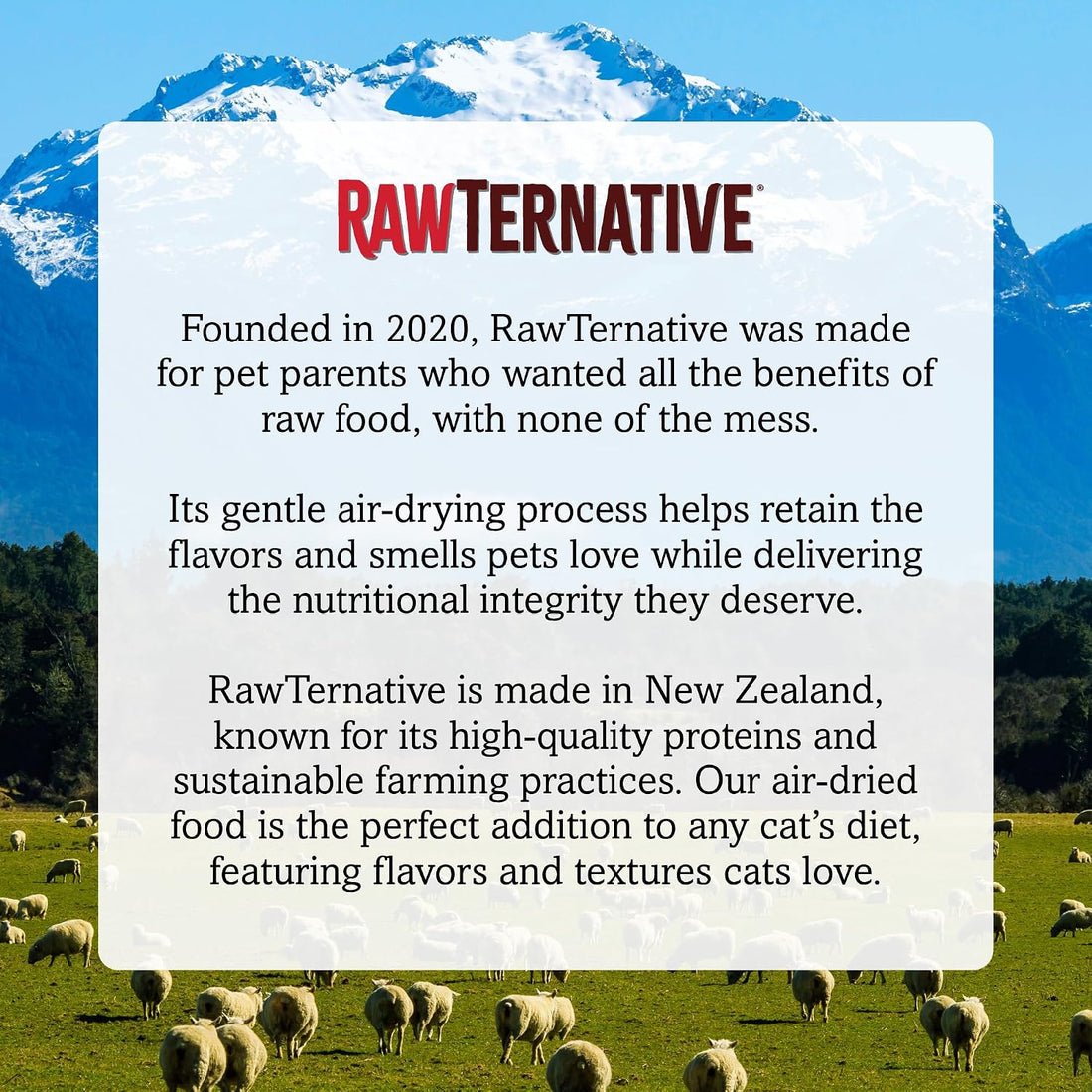 RawTernative Air‑Dried Cat Food, Beef & Chicken Recipe, 5 oz