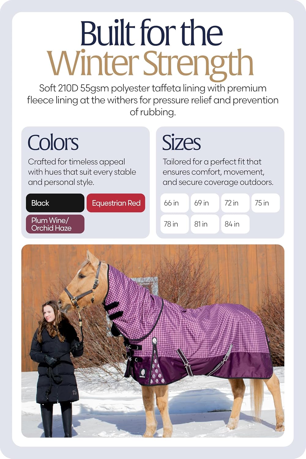 Equinavia Norse 200g Medium Weight Horse Blanket