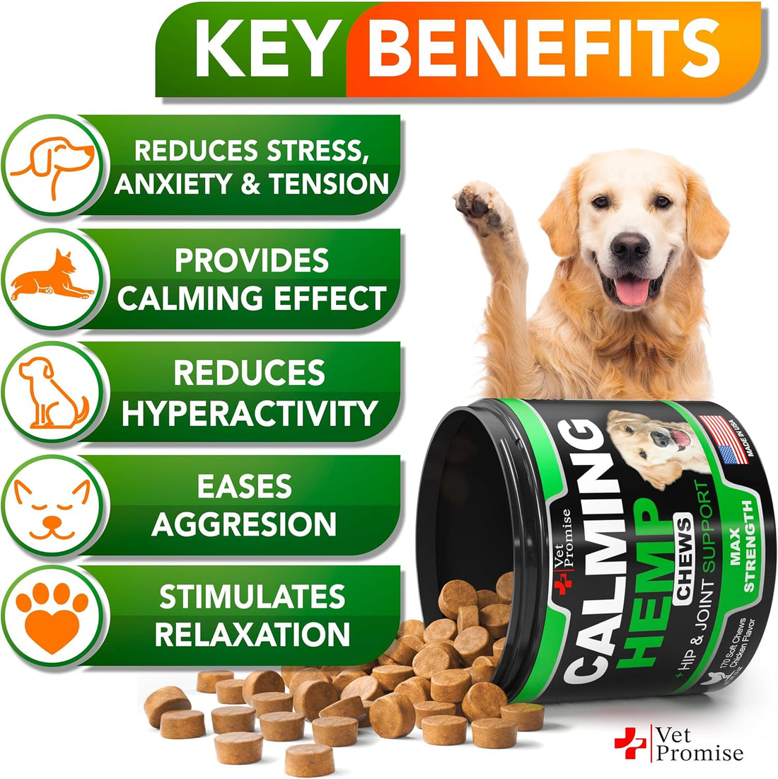 Advanced Calming Chews for Dogs