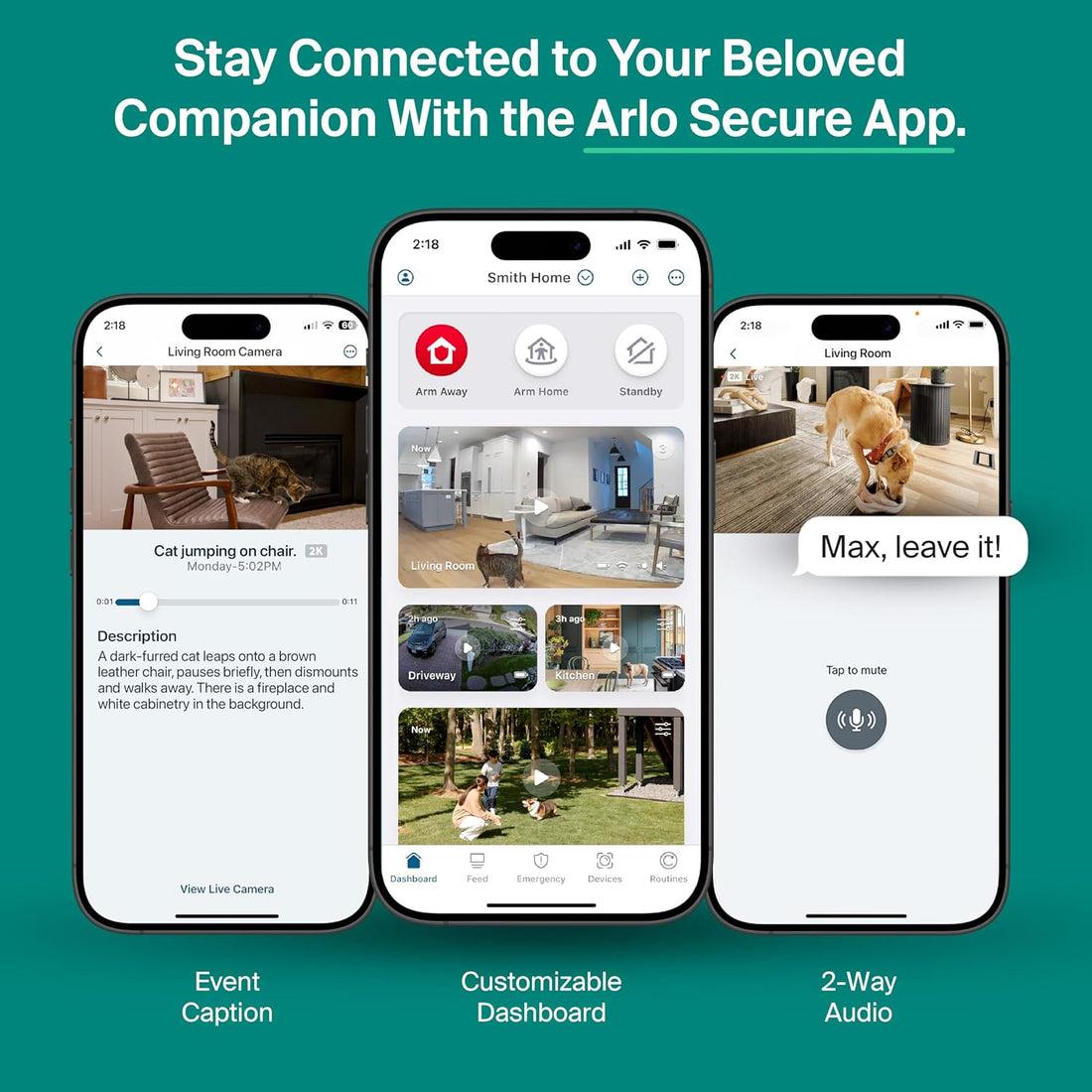 Arlo Essential Indoor Pan Tilt Security Camera 2K