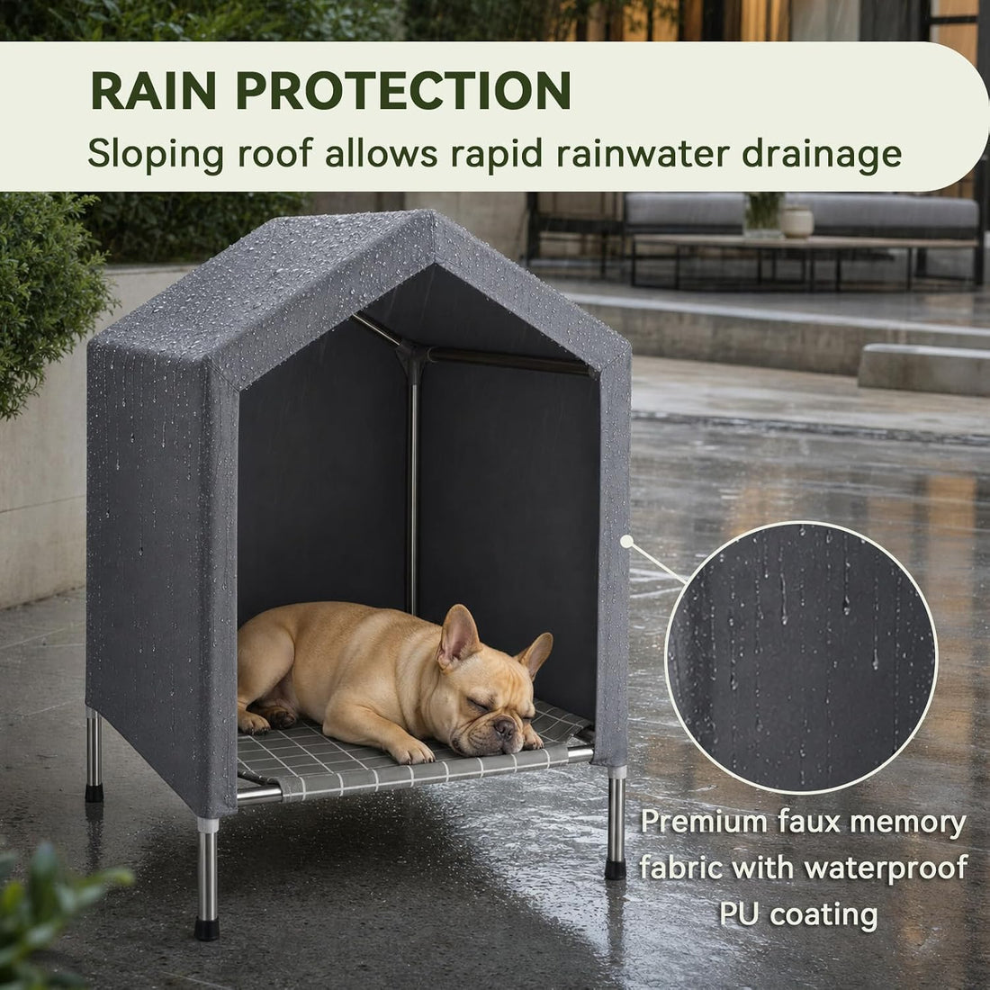 Elevated Dog House for Small Dogs