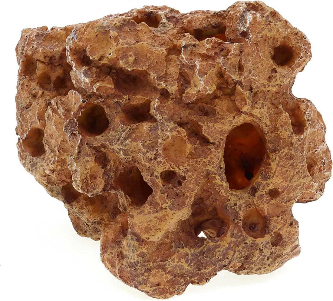 ALEGI Large Aquarium Decoration Hideouts Resin Rock Mountain Hideaway