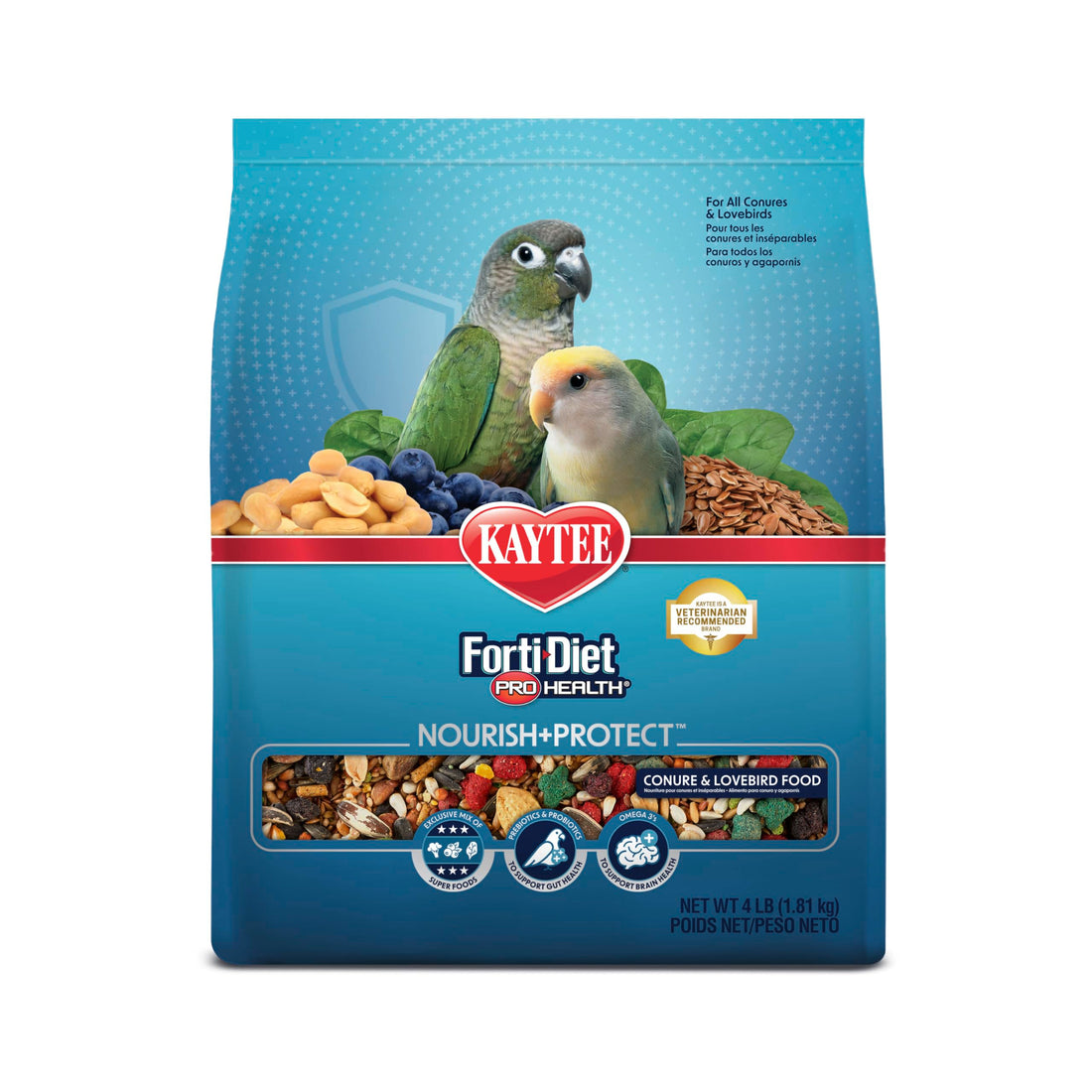 Kaytee Forti-Diet Pro Health Conure & Lovebird Food