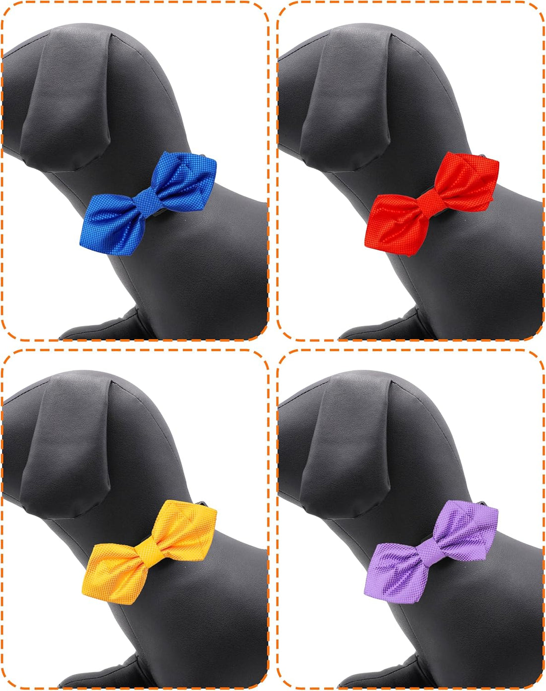 PET SHOW Large Dogs Collar Attachment Bow Ties Embellishment Girls
