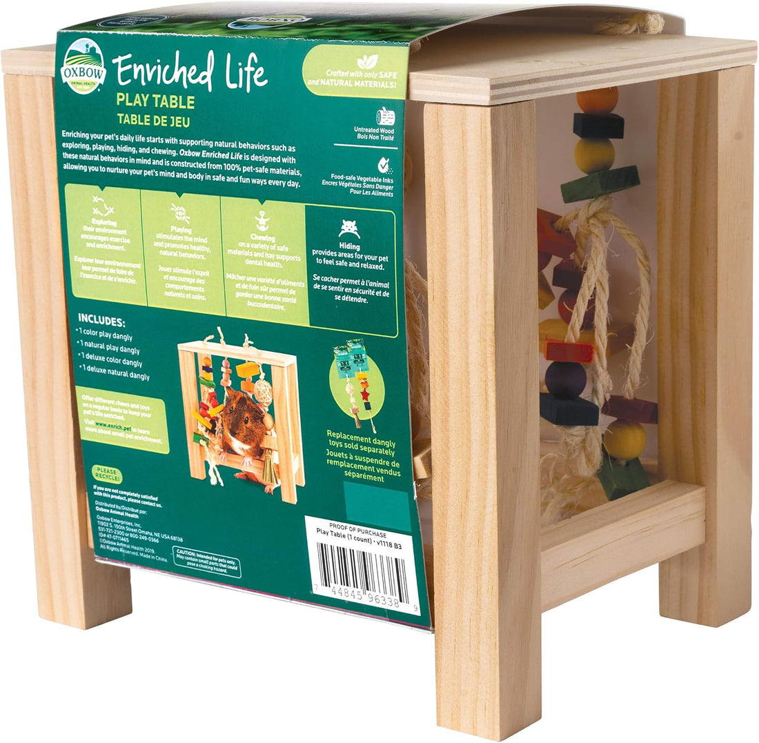 Oxbow Play Table, Rabbit & Guinea Pig Toys, Guinea Pig Accessories