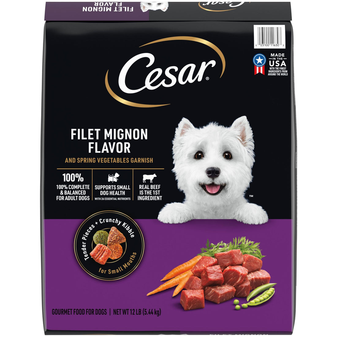 Cesar Small Breed Dry Dog Food for Small Dogs