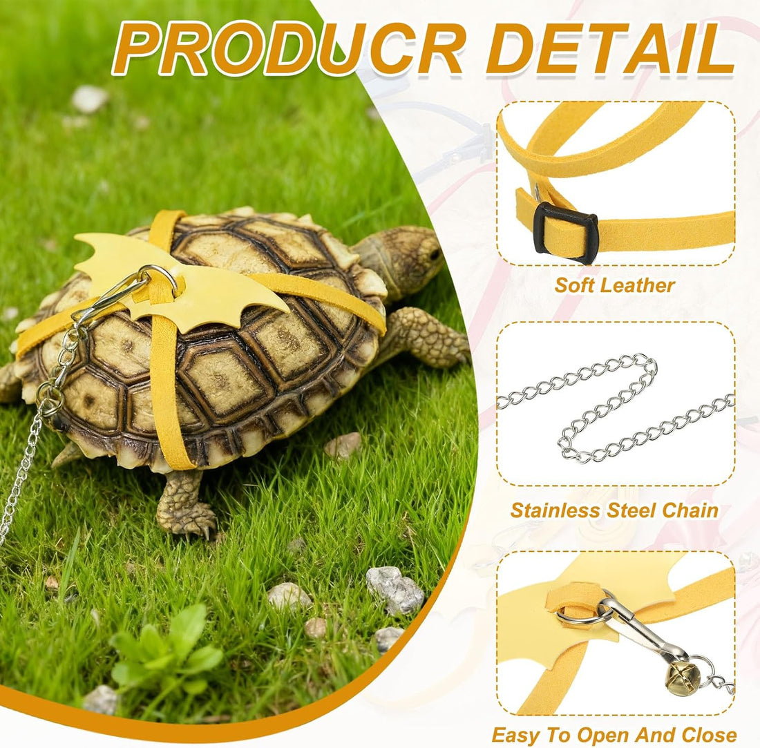 Tortoise Leash Harness, Adjustable Turtle Harness Chest Collar Pet