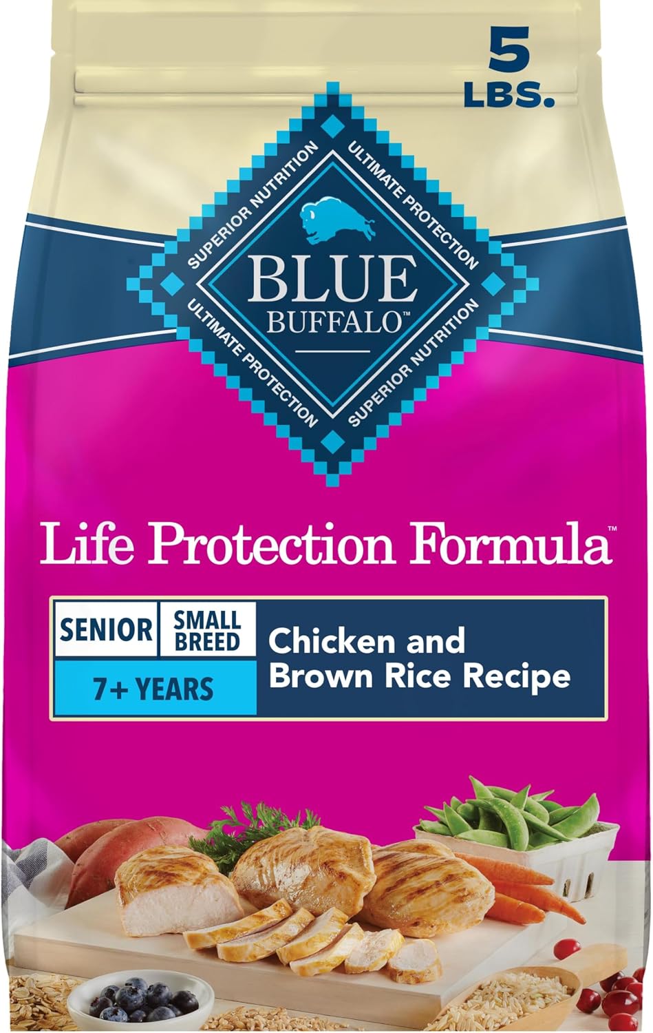Blue Buffalo Life Protection Formula Chicken Small Senior Dog Food