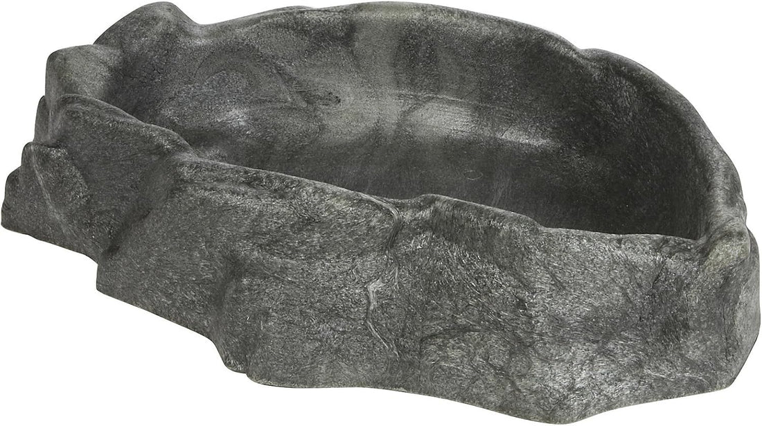 Zoo Med Reptile Rock Water Dish, X-Large, Assorted colors