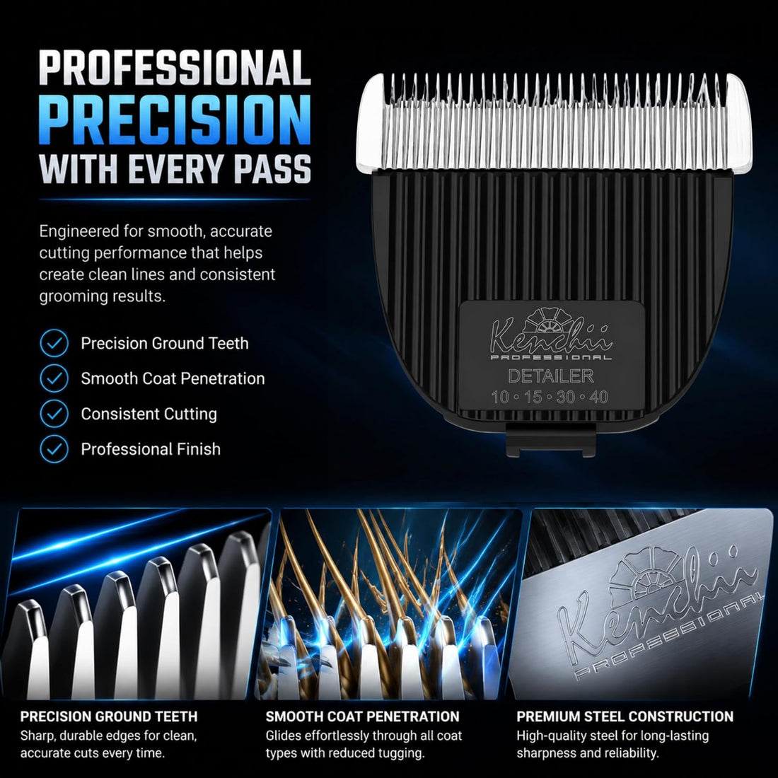 Kenchii Flash Clipper Blade Only Compatible with Flash Clipper