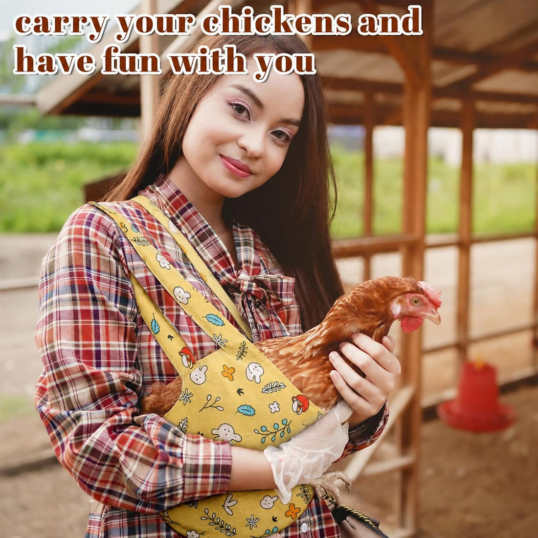 Chicken Carrier Bag Portable Chicken Holder Purse Poultry Carrying